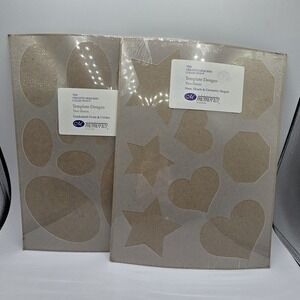 Creative Memories Template Designs, Set of 2 items (4 template sheets)